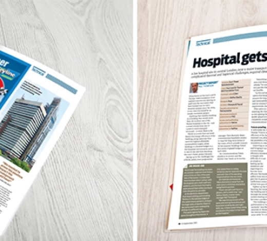 Magazine articles displaying PR coverage secured by Fabrick for Balfour Beatty