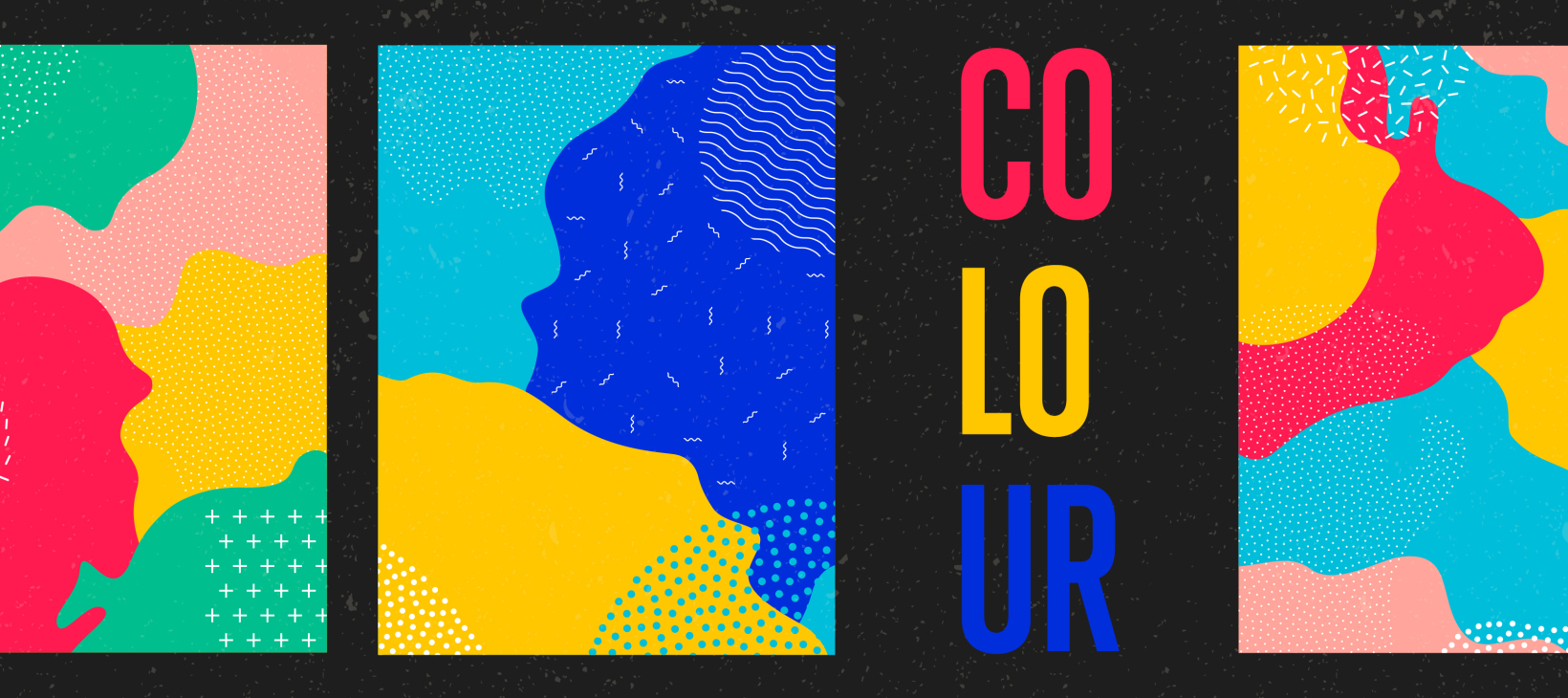 An array of colours to illustrate the impact colour can have on construction and property branding styles