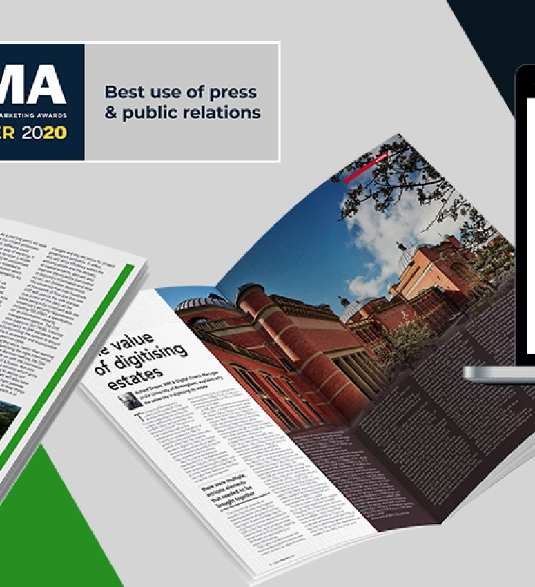 Images of press and media articles delivered by Fabrick's construction PR team for GroupBC