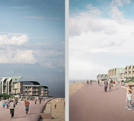 CGI images showing the proposed Princes Parade development in Hythe, Kent