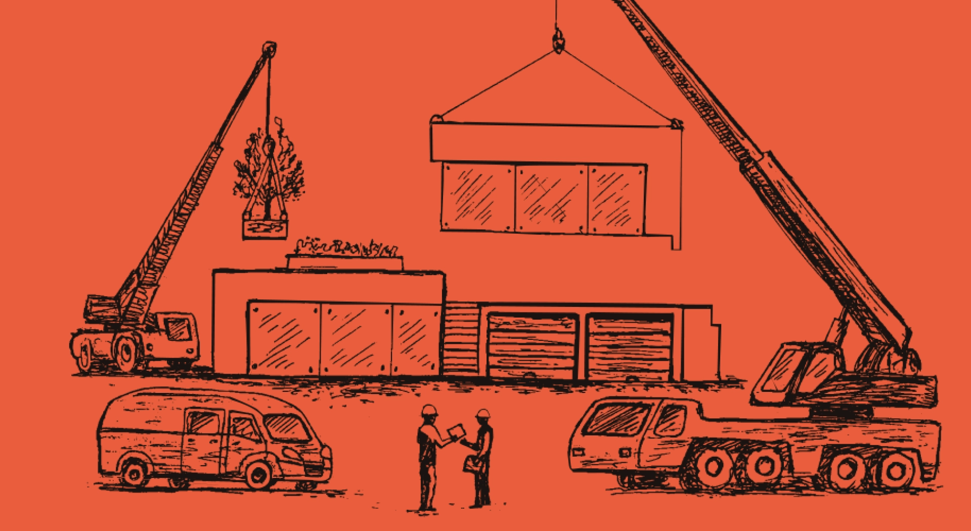 Prefabricated commercial building